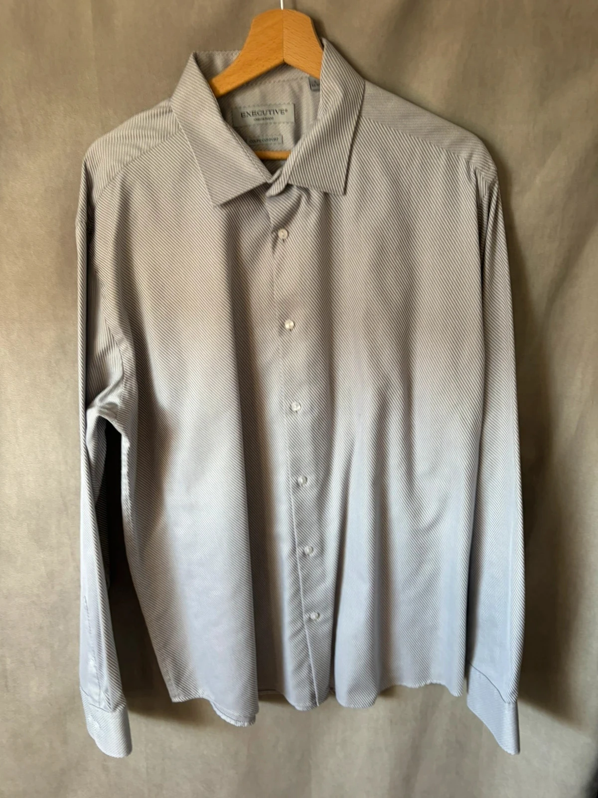Chemise grise rayée Armand Thierry